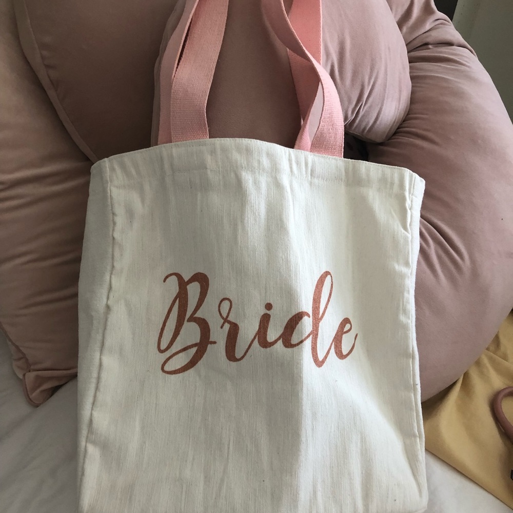 Bride tote bag